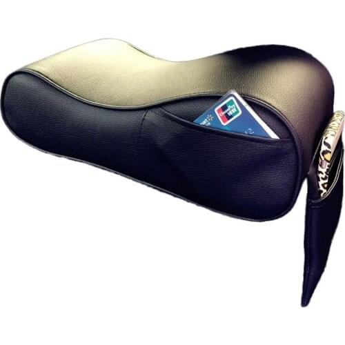 Car Armrest Cushion Pad Seat Box Auto Vehicle SUV Center Console Memory Foam Rest Pillow Armrest Support Soft Pad Cushion Ma t