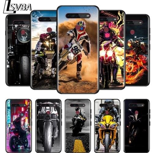 Cool Street motorcycle For LG G8 V30 V35 V40 V50 V60 Q60 K40S K50S K41S K51S K61 K71 K22 K31 K42 K92 ThinQ Phone Case