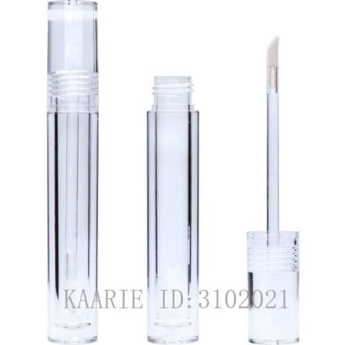 Transparent Clear Lip Gloss Tube Container 5.5 ML Lipstick Empty 25/30/50 Pieces Clear Refillable Lip Gloss Tube Containers