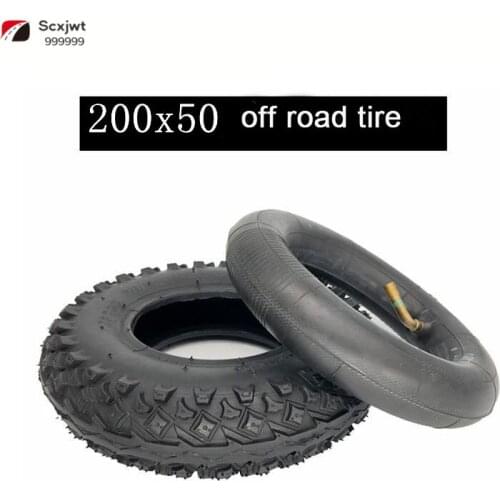 Electric Scooter 200x50 Tire Cross-country 8-inch Inner Tube and Outer Tire Are Suitable for Small Dolphin 8x2 High-quality Tire
