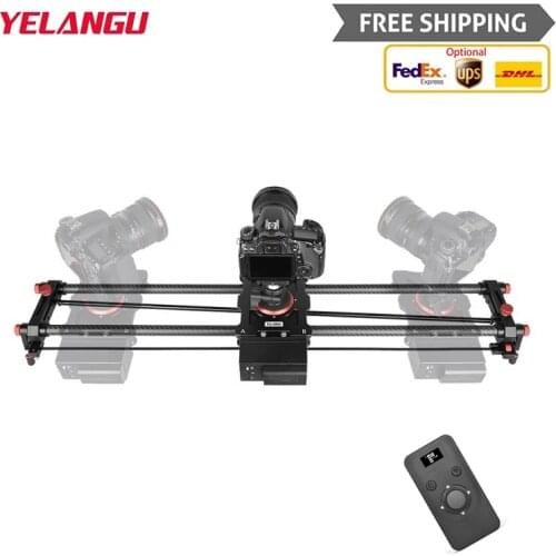 Carbon Camera Slide Follow Focus Gemotoriseerde Elektrische Controle Vertraging Slider Track Rail Voor Timelapse Fotografie