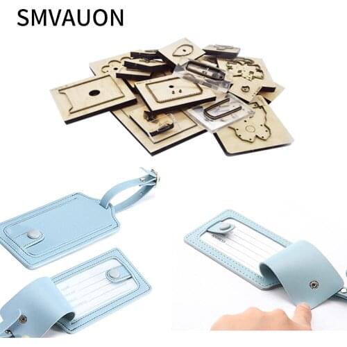 SMVAUON Wood Die Cutting DIY Mold For Card Packae Laser Removable Cutting Dies New Die cut Leather Tools Wood Die