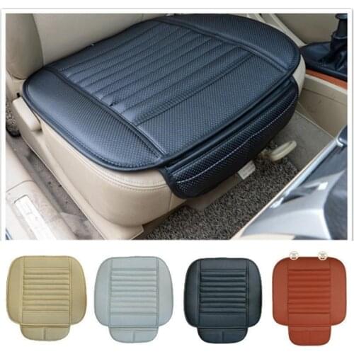 Universal Auto Car Front Seat Breathable PU Leather Cushion Protector Mat New Style 2021