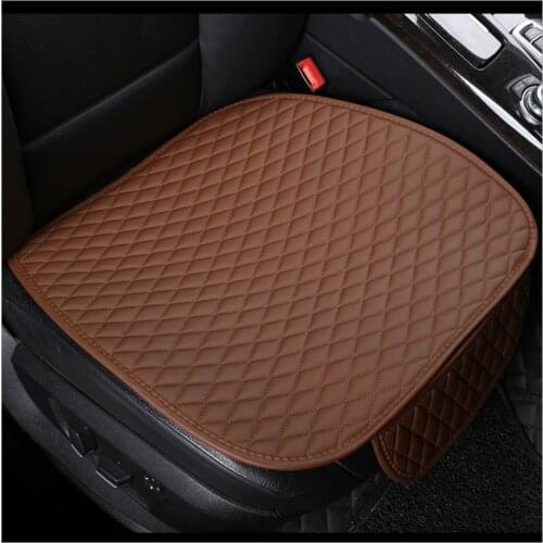 Universal Leather Car Seat Cover Cushion Four Seasons Front Auto Chair Padfits for Most Cars Water Proof Interior Accessories