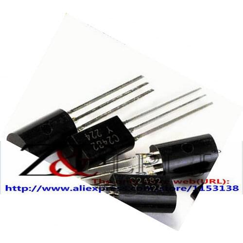 2SC2482 C2482 C2482-Y 2SC2482Y TO-92L Video Amplifier /NPN 0.1A/300V 100pcs/lot