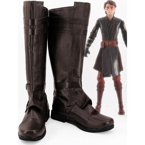 Wars Anakin Skywalker Shoes Boot Adult Men For Halloween Christmas Party