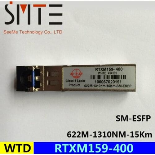 WTD RTXM159-400 622M-1310NM-15Km-SM-ESFP WHTD 454101 100067020191 Class 1 Laser Product fiber optical transceiver