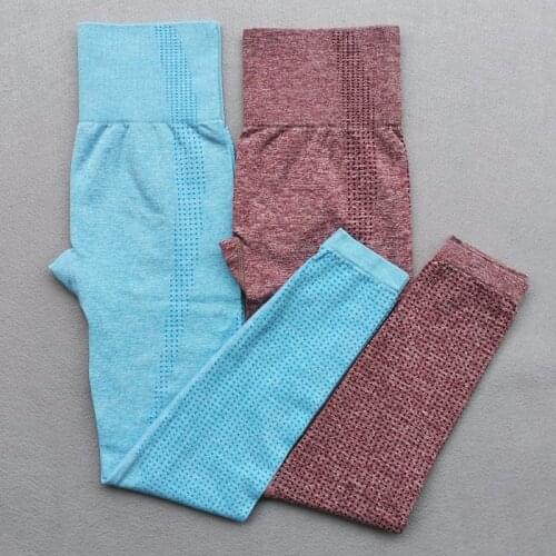 6 Colors Women Vital Seamless Leggings Push Up Hip Gym Seamless Leggings High Waisted Yoga Pants Girl Sport Leggings