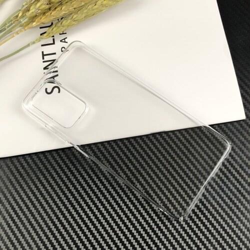 For Samsung Galaxy A52 5G 6.5" Hard PC Camera Protect Case Ultra Thin Clear Hard Plastic DIY Full Cover Protective Skin