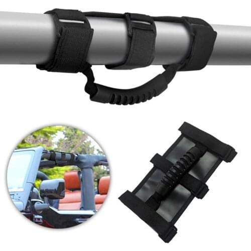 1 Pc Vehicle Car Roll Bar Grab Handle Handles Black/Red for Jeep Wrangler CJ YJ TJ JK Auto Car Exterior Parts Accessories