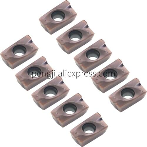 10PCS APMT1604PDER-TT Carbide Milling Insert Used for Indexable Face Mill and End Mill, It can process steel with HRC50 degree