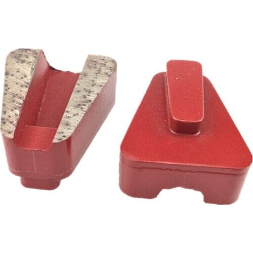 KT48 Quick Lock Scanmaskin Floor Grinding Block Diamond Concrete Grinding Pads for Terrazzo Floor and Stone Surface 12PCS