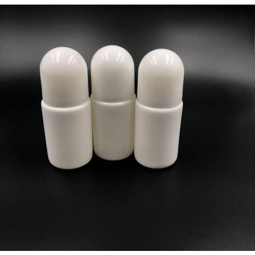 500pcs 50ml Plastic White Roll On Bottles 50cc Liquid Deodorant Cosmetic Personal Care Roll-on Container with Big Roller Ball