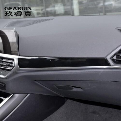Car Styling Dashboard Instrument Panel Decorative Frame Covers Stickers Trim For BMW 3 Series G20 G28 Auto Interior Accessories