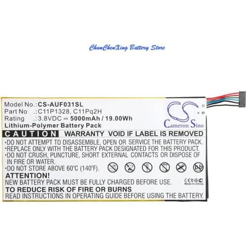 Cameron Sino 5000mAh Battery C11P1328 for Asus K010, TF103CG,TF103CX,TF103,TF103C, TF103C-1A009A,TF103C-1A010A, TF103C-1A028A