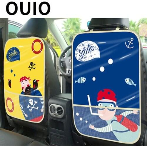 Children Kick Mat Seat Back Protector Cover For Peugeot 307 207 407 2008 508 208 Citroen C5 C5 C3 Opel Insignia Vectra C corsa d