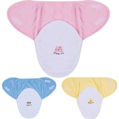 Brand New Newborn Kids Baby Warm Cotton Swaddling Blanket Sleeping Bags Swaddles Warp Cotton Warm Cartoon Sleeping Bags