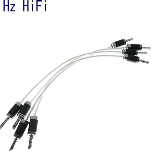 Hi-end The carbon fiber banana 4N Copper plated silver wire audio