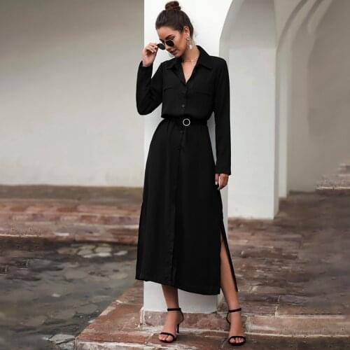 ILUKiss Fashionable Shirt Dresses