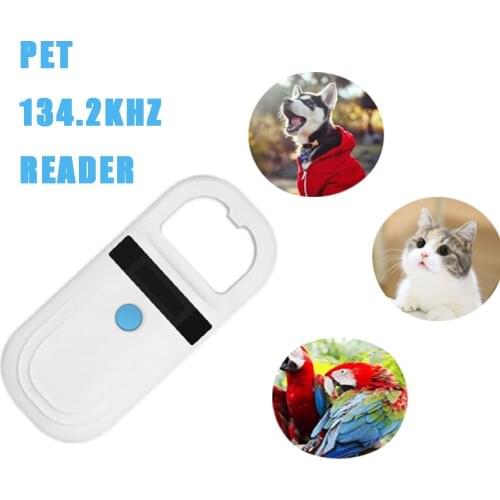 Handheld USB Pet Reader RFID Animal FDX-B Chip Scanner ISO11784/5 Animal Pet ID Reader Chip for Dog Cat Horse