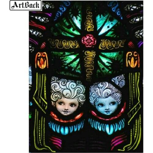ARTBACK 5d diy diamond painting baby angel mosaic mural decoration 3d full square drill diamond embroidery crafts Religious son