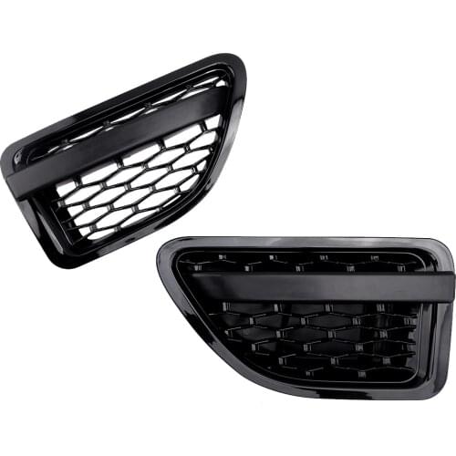 DWCX 1 Pair Front Side Door Fender Cover Vent Grille Fit For Land Rover Range Rover Sport 2009 2008 2007 2006 2005