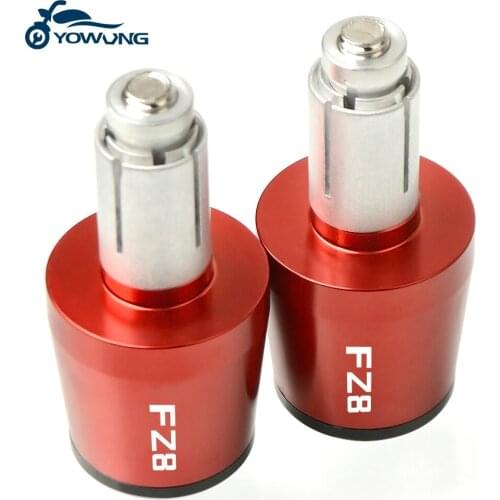 CNC Motorcycle Accessories 7/8'' 22MM Handlebar Grips Handle Bar Cap End Plugs For YAMAHA FZ8 2011 2012 2013 2014 2015 2016