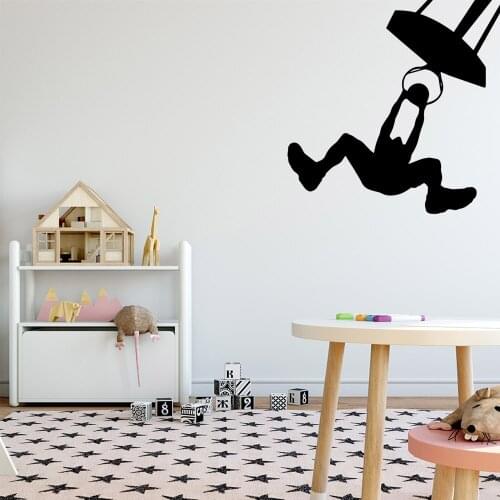 Cartoon basketball Nursery Wall Stickers Vinyl Art Decals For Kids Rooms Home Decor Wall Art Sticker Murals