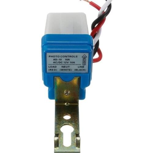 Promotion! AC DC 12V 10A Automatic Lamp Twilight Switch Light Sensor Twilight Switch