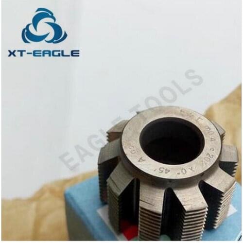 HSS M0.4 Module Gear Hob Cutter PA30 degree 16mm hole, Customized