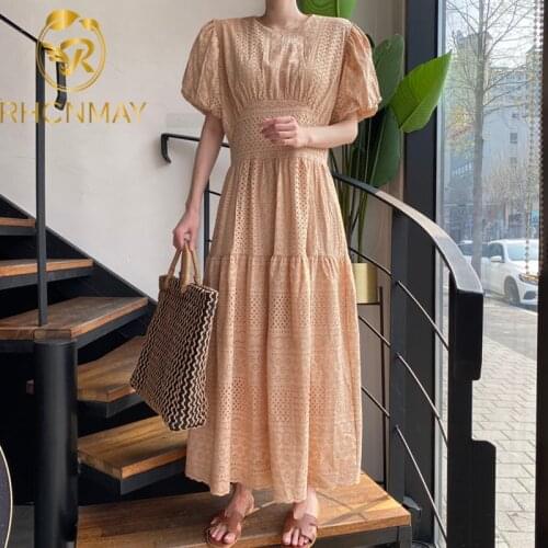 RHCNMAY Summer Dresses With Lace