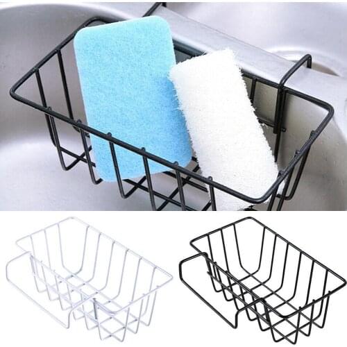 Kitchen Hanging Sink Drain Rack Sponge Storage Faucet Shelf Drainer Bathroom Accessories Soap Basket Holder Organizer Z9L6