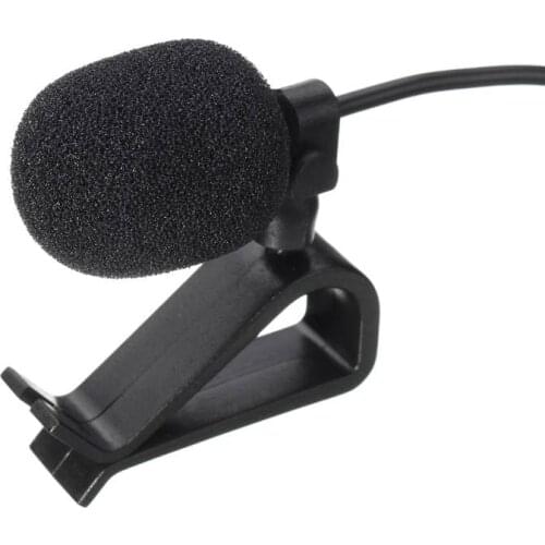 DATONG Technology Multimedia Car Audio Microphone 3.5mm Jack Plug Mic Stereo Mini Wired External Microphone for PC Auto Car DVD