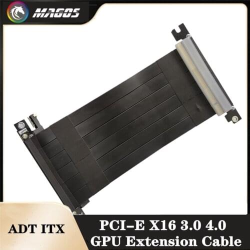 ADT ITX A4 GPU Extension Cable,PCI-E X16 3.0 4.0 Graphic Card Wire,PC MOD Chassis Dedicated K55 A50 K39 ,17.5CM-19.5CM