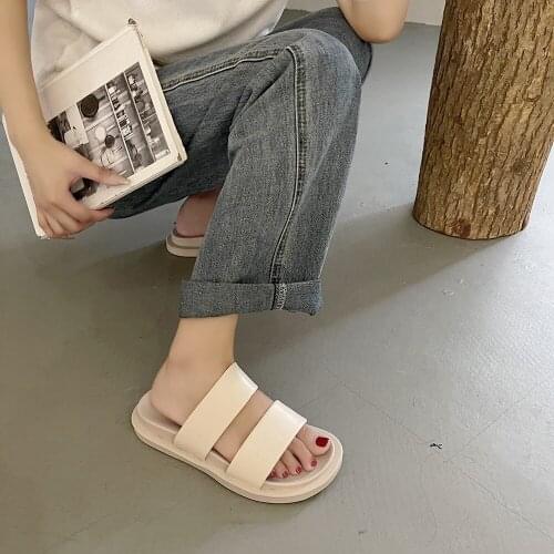 Women slippers fashion sandals yellow white women shoes summer 2021 new Open Toe platform Heels Ladies Dress Party shoes