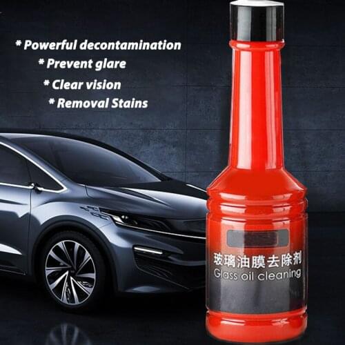 Car Glass Oil Film Remover Cleaner Car Windshield Cleaner Oil Film Removal Stains Rainproof Anti-fog Agent Car Cleaning Supplies