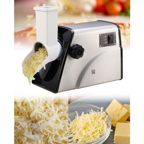 Free shipping Cheese Slicer Electric Commercial Automatic Shredder mozzarella shredded Cheese Grater Household cheese slices