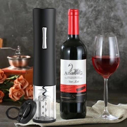 Electric Wine Opener Battery Models Bottle Opener Set Automatic Wine Corkscrew Foil Cutter For Party Or Family Dinner Use