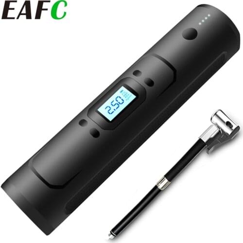 Electric Car Air Pump 12V 150PSI Rechargeable Tire Inflator Wireless Compressor Digital Tyre Pump for Car Bicycle Tires Balls