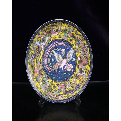 China Porcelain Hand Painting Dish Elaborate Crafts Home Decoration#12