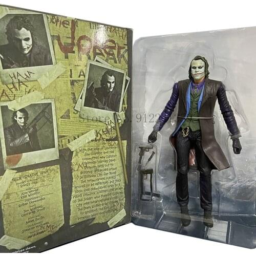 Joker Figure NECA The Dark Knight Heath Ledger PVC Figurine Collection Model Toys 7 Inch