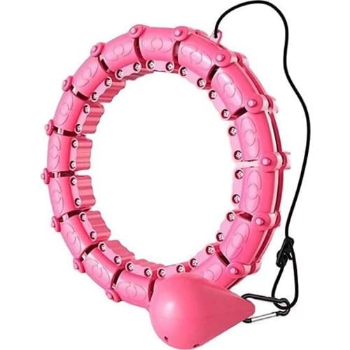 H7JC Weighted Fitness Ring for Adults & Kids Beginners Exercising 2 in 1 Abdomen Fitness Weight Loss Massage