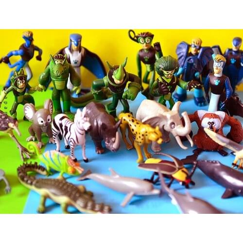 Wild Kratts doll toys Koala bat lizard whale dolphin zebra Orangutan chameleon lion action figures toys model kids gifts