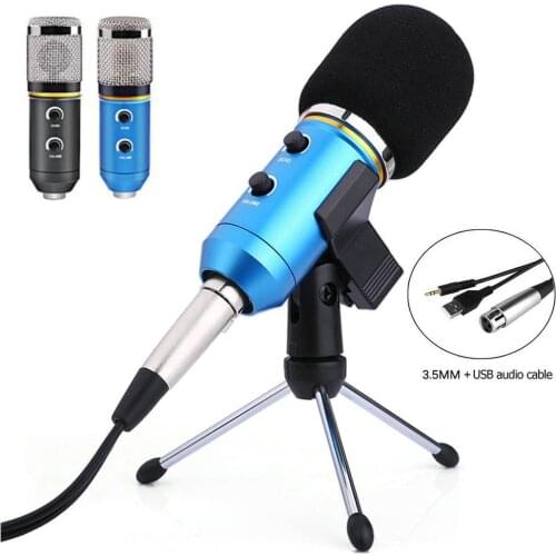 MK-F200TL Professional Microphone USB Condenser Microphone for Video Recording Karaoke Radio Studio Microphone for PC Computer