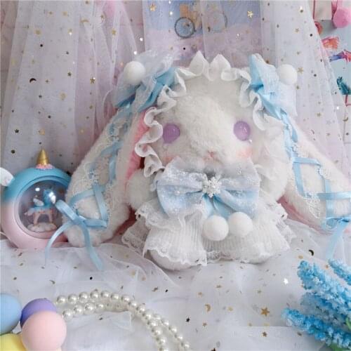 Original Handmade Lolita Rabbit Bear Bag Lolita Lo Mother Bag Soft Sister Bag Birthday Gift Girl Doll Cute