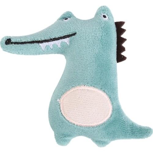 Plush Cat Toy Catnip Dinosaur Bear Crocodile Cute Plush Stuffed Pet Chew Toys Cat Mint Kitten Teaser Playing Teeth Cleaning Toy