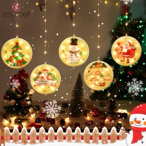 Christmas Led Lights 1.5x0.65M Fairy Garland LED String Decorative Waterproof Outdoor Indoor Home Xmas Tree Decoration Light