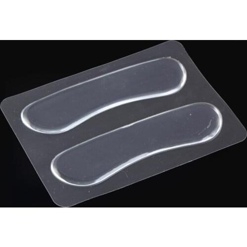 Self-Adhesive Shoe Insoles Heel Paste Silicone Gel Anti-Slip Pad Foot Care Protector Liner Grips LX4195