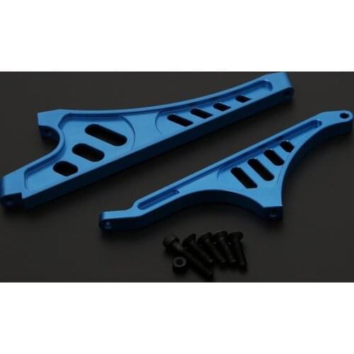 CNC alloy chassis brace front and rear bracket set support kit for 1/5 scale LOSI 5IVE-T 5T Rovan LT