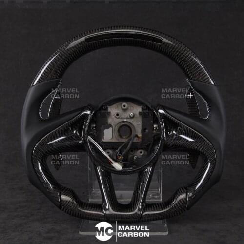 LED Performance Steering Wheel Display Compatible McLaren + 100% Real Carbon Fiber